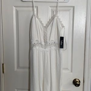 Lulus white jumpsuit